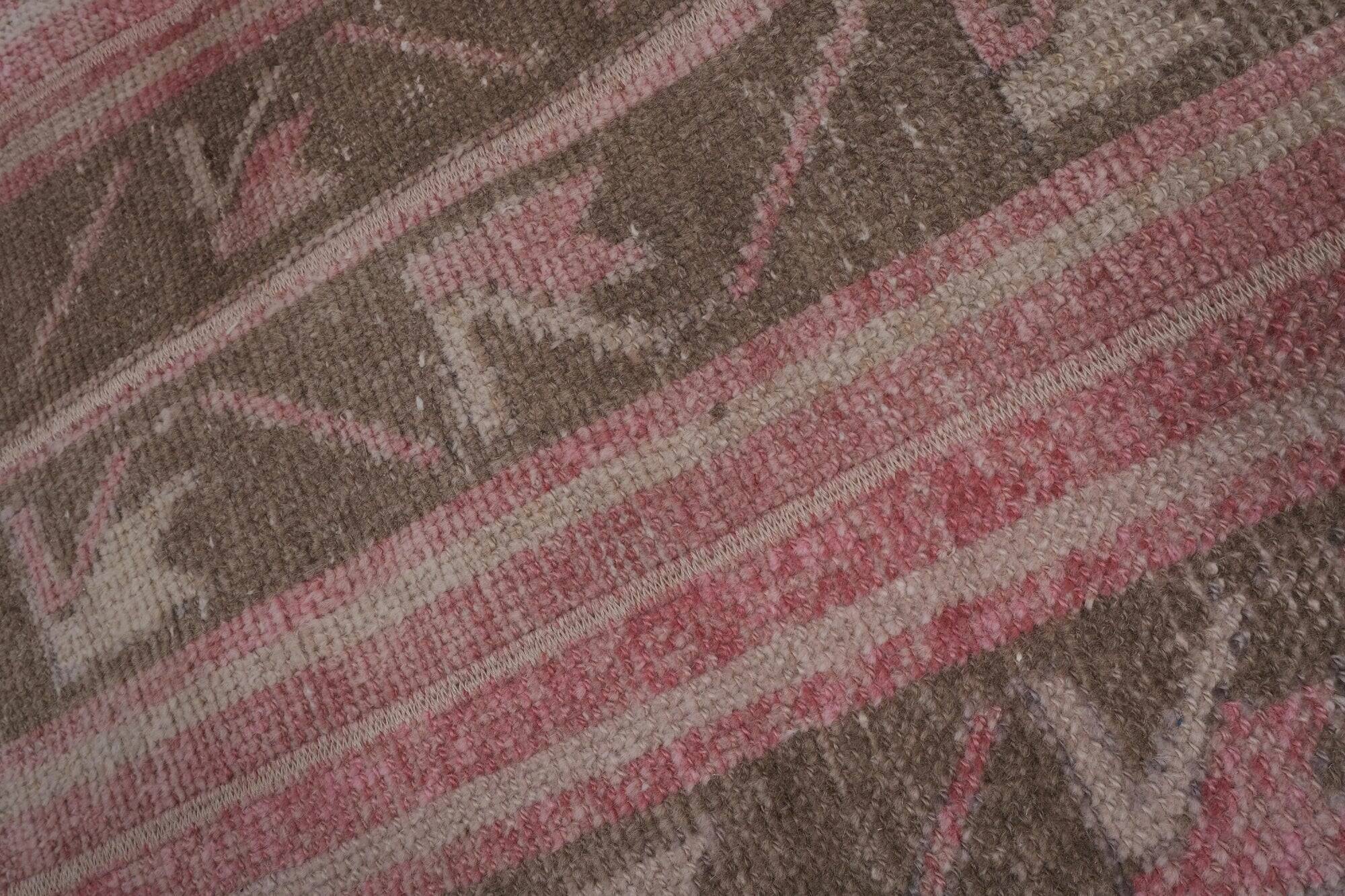 Vintage Turkish hallway rug 67x470 cm