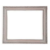 Old pink wooden frame