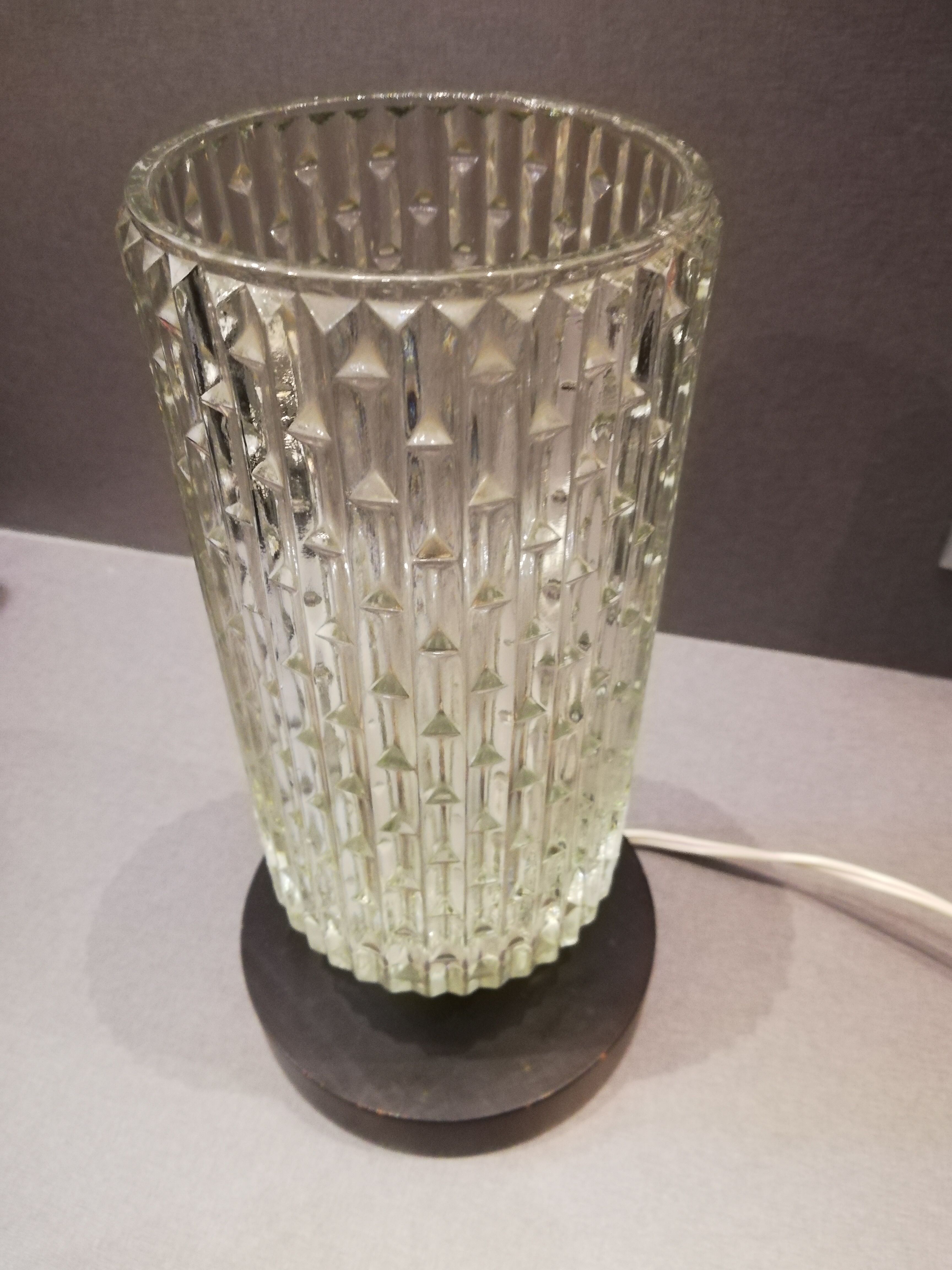 Light Tulip glass vintage 60 70 s