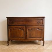 Meuble TV ancien en bois massif style Traditionnel