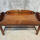 Vintage mahogany butler coffee table 90 x 145 cm