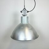 Industrial aluminium pendant light from Elektrosvit, 1960s