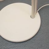 1970s floor lamp /arc lamp i white and orange