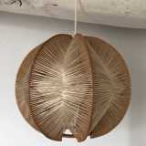 Scandinavian vintage suspension wood and yarn