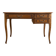 Flat desk in Louis XV style, warm-toned wood, 3 drawers.