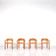 Set of 6 solid pinewood armchairs by Rainer Daumiller for Hirtshals Sawmill