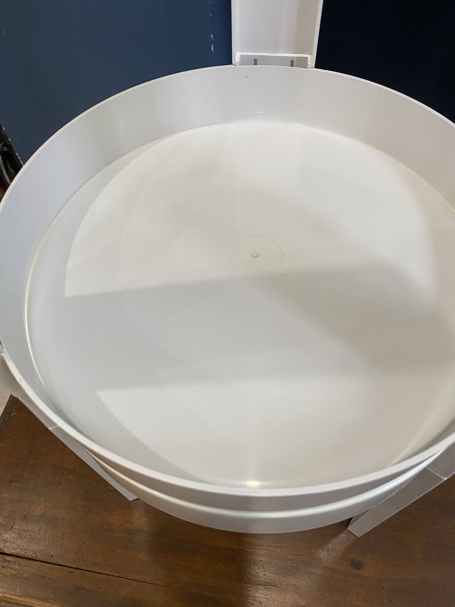 Paire de tables basse appoint chevet gigogne ronde Marc Held pour Prisunic