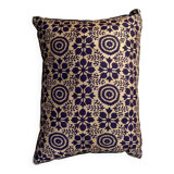 Cushion / floral pattern /100% silk /40x30cm