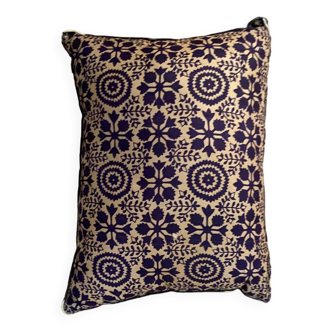 Cushion / floral pattern /100% silk /40x30cm