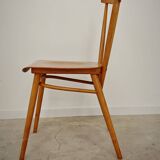 Set of 4 wooden dining chairs by Tatra Nabytok 1960