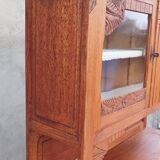Art Deco period carved oak sideboard
