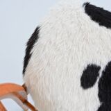 Hans Wegner model CH30 dining chairs in cowskin Carl Hansen Denmark 1952