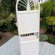 White rattan shelf