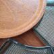Midcentury Serving Teak and Glass Plate, Sweden, 1970s