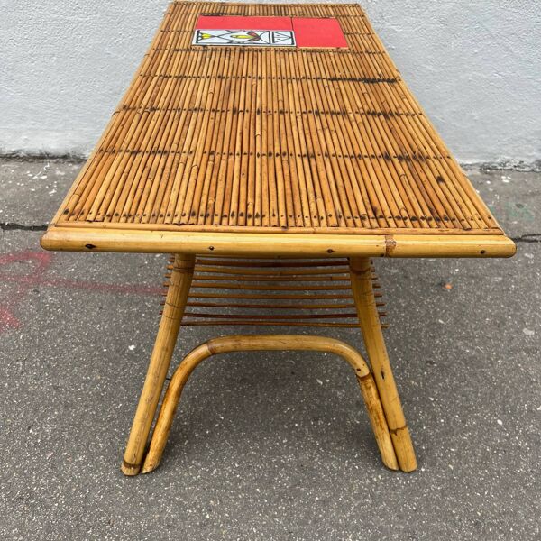 TABLE BASSE carreaux de ROGER CAPRON 1960