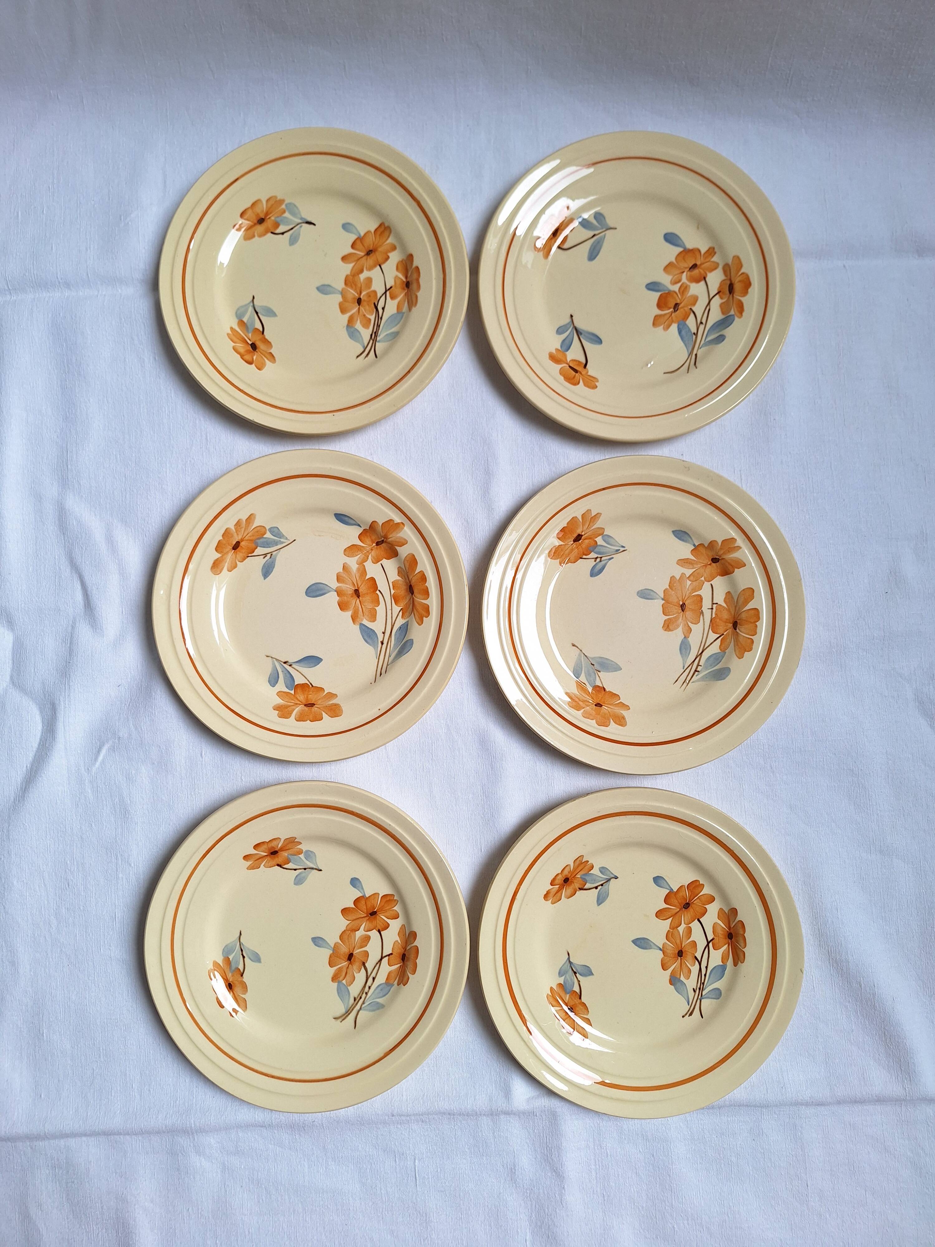 Vintage dessert plates