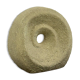 Unique round beige sculpture