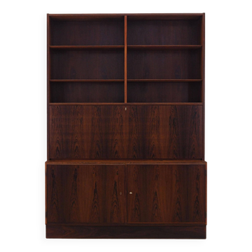 Bibliothèque en palissandre, design danois, années 1970, designer : Carlo Jensen, production : Hundevad