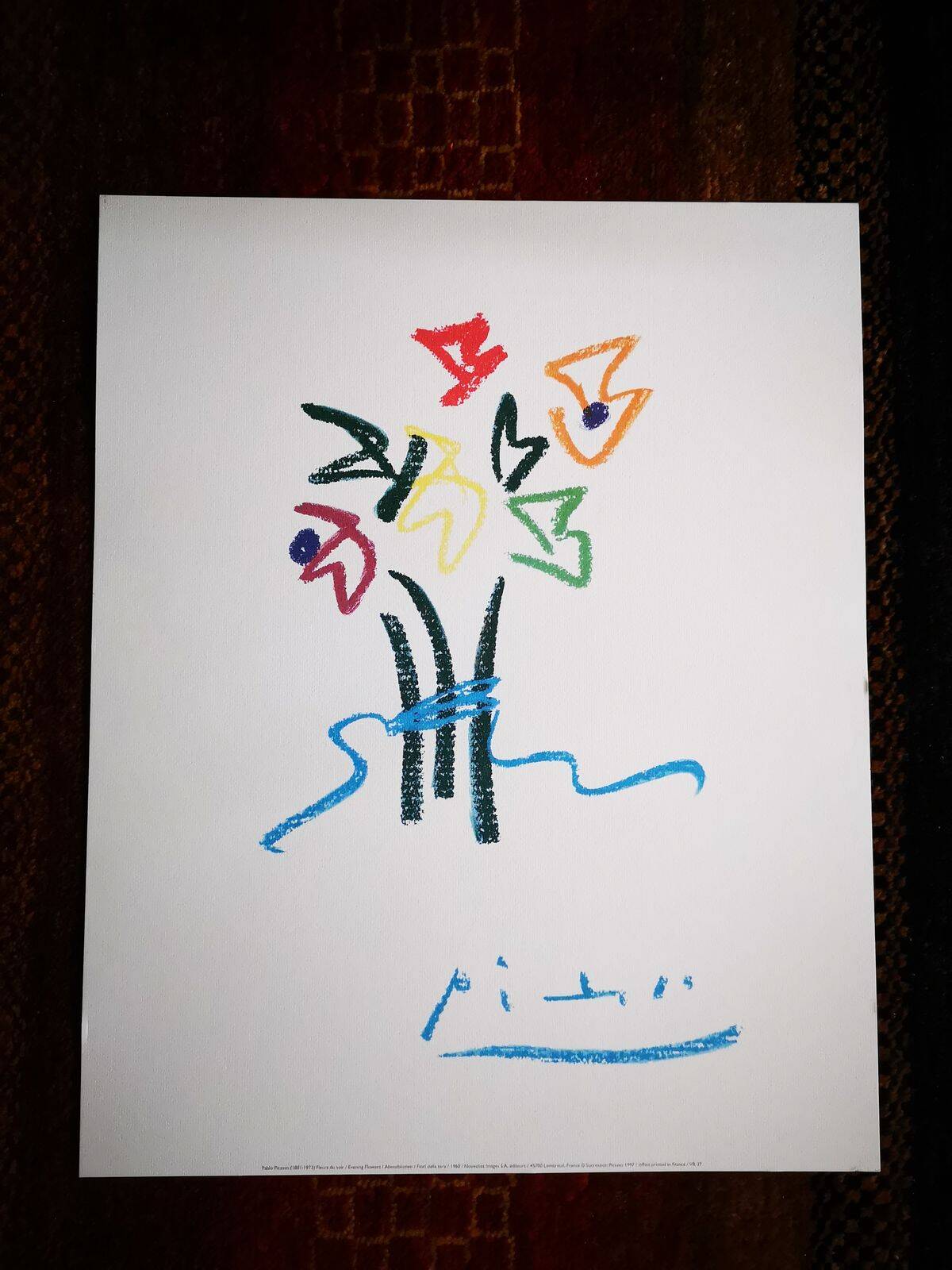 Illustration 'Evening Flowers' - Picasso - 1997