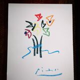 Illustration 'Fleurs du soir' - Picasso - 1997