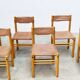 Exceptional set of eight dining chairs by Ibisco Sedie