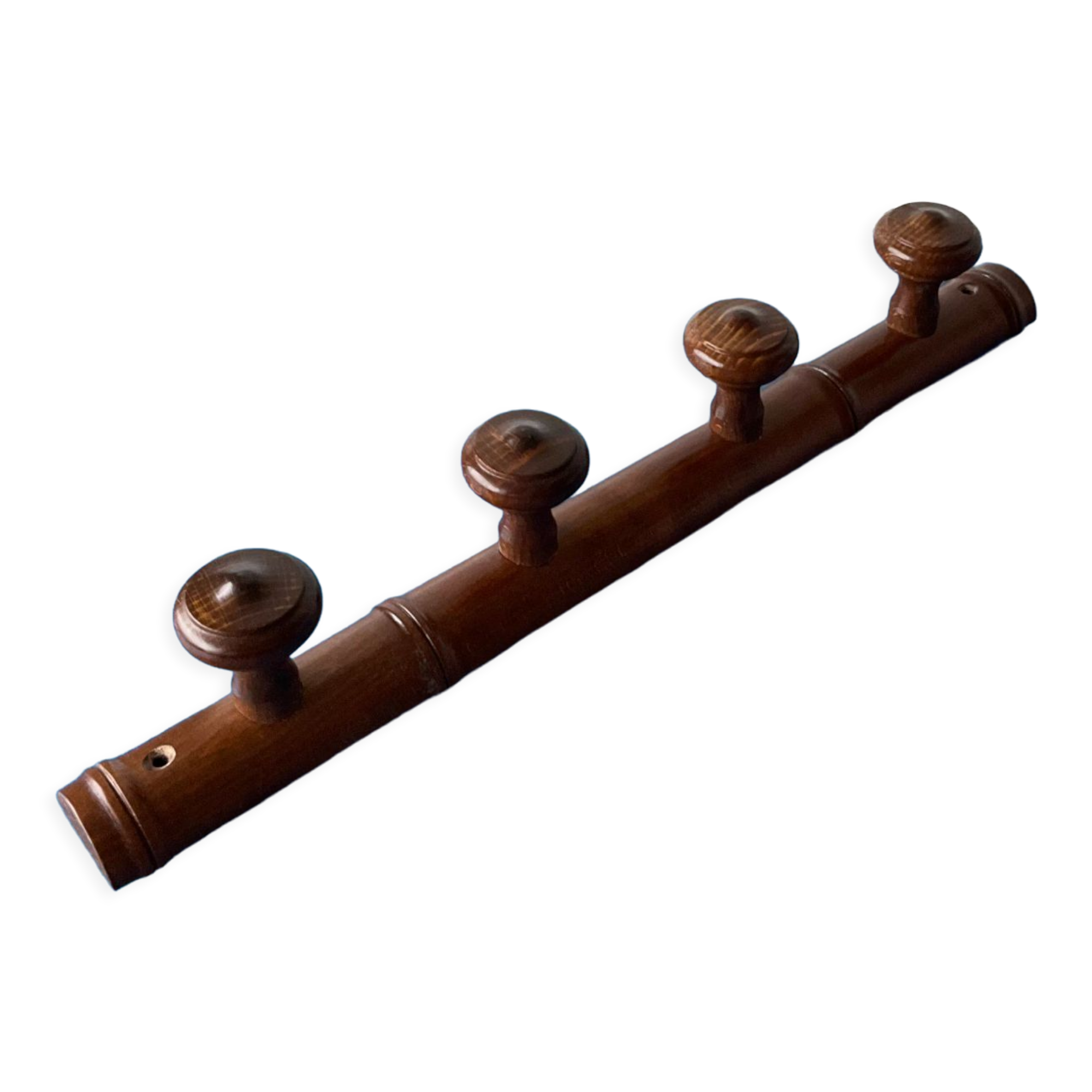 Vintage wall coat rack