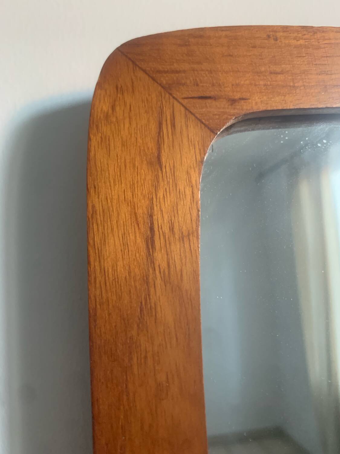 Danish teak mirror