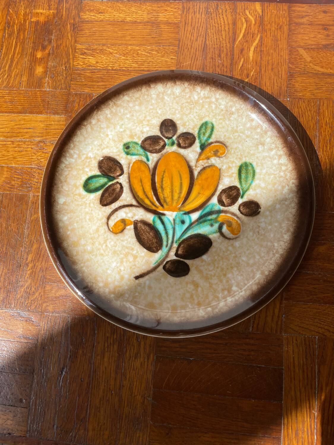 Set of 12 plates from the Boch La Louvière Corfu vintage collection