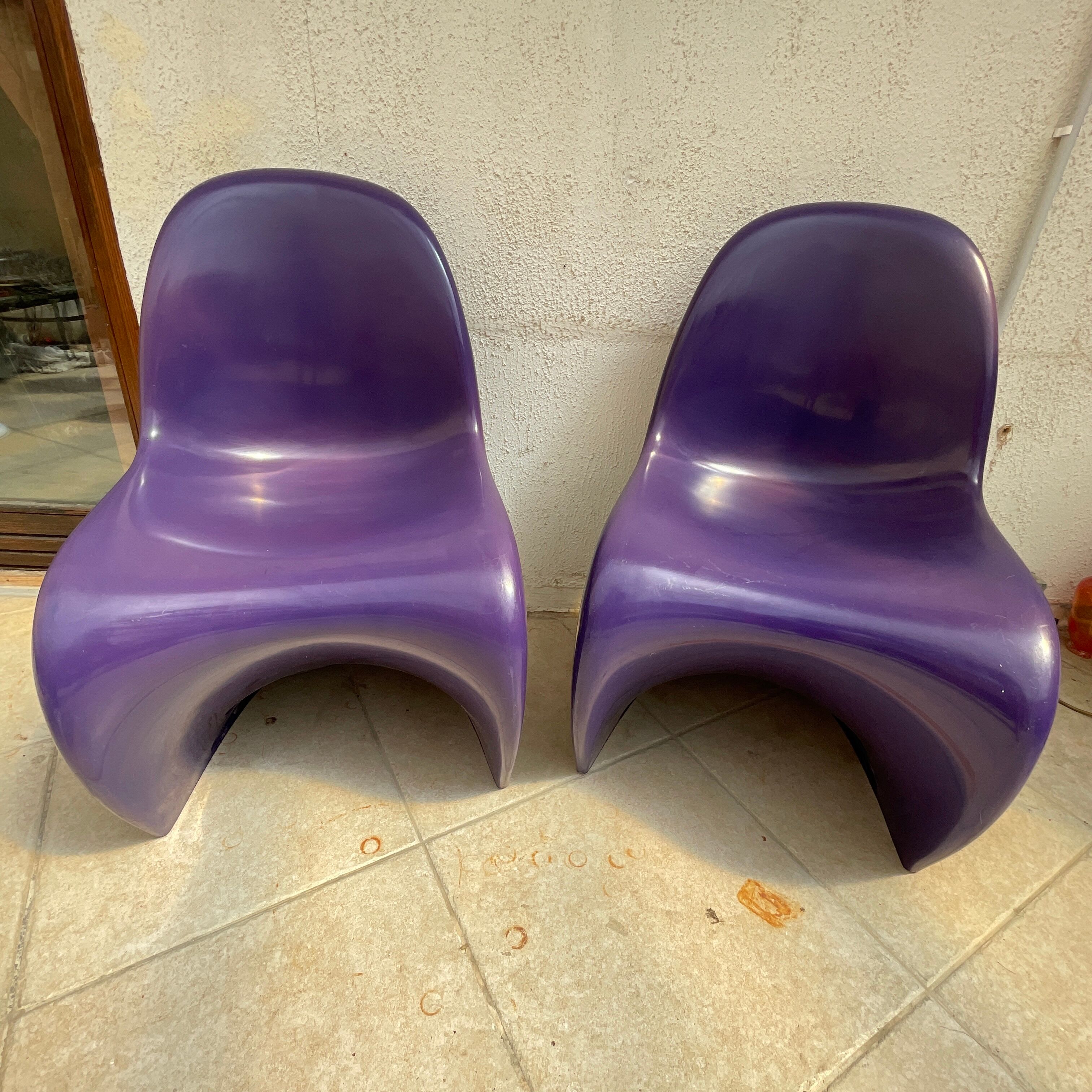 Pair of chairs by Ver,er Panton, Herman Miller 1973