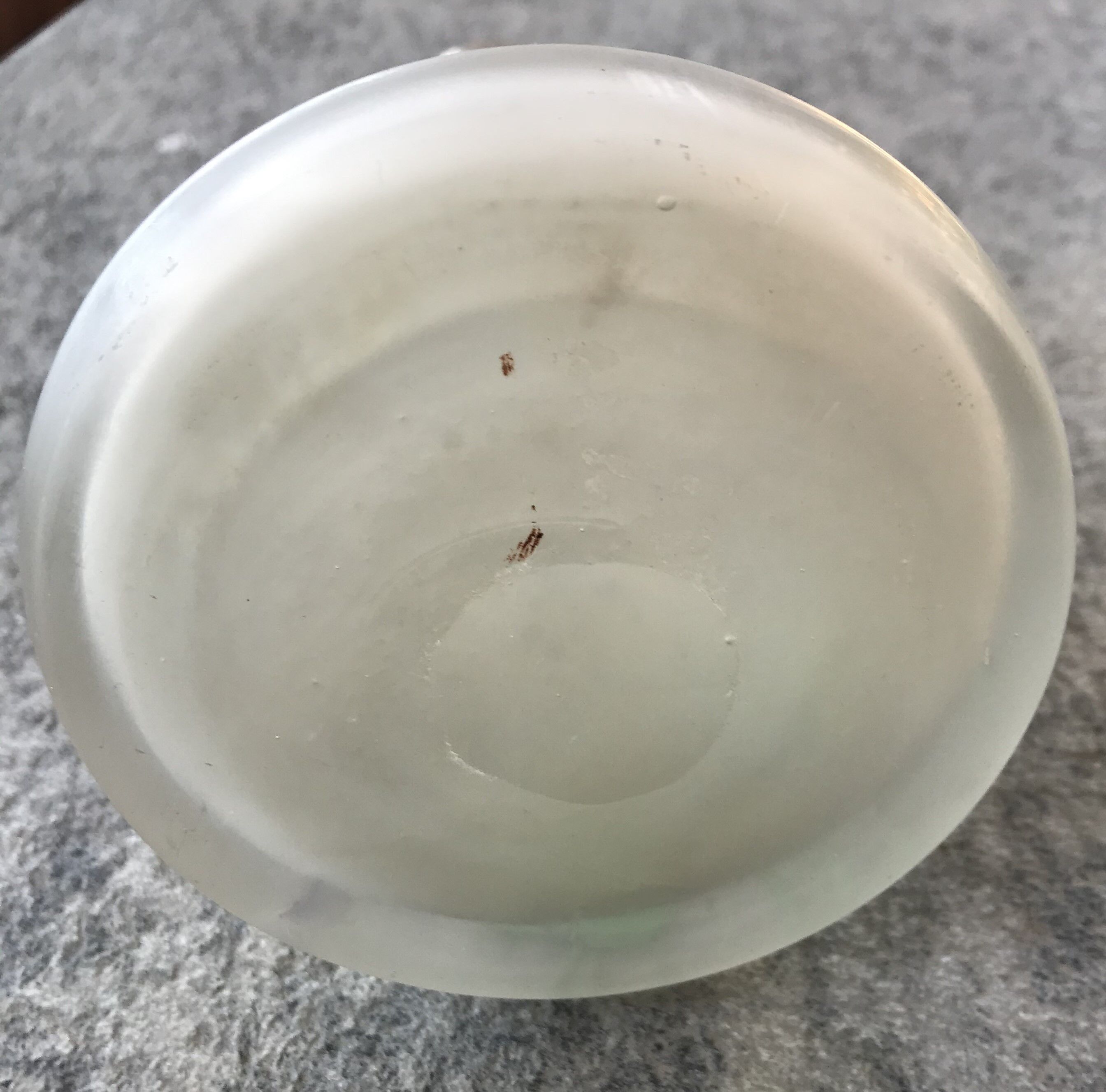 Art nouveau glass vase