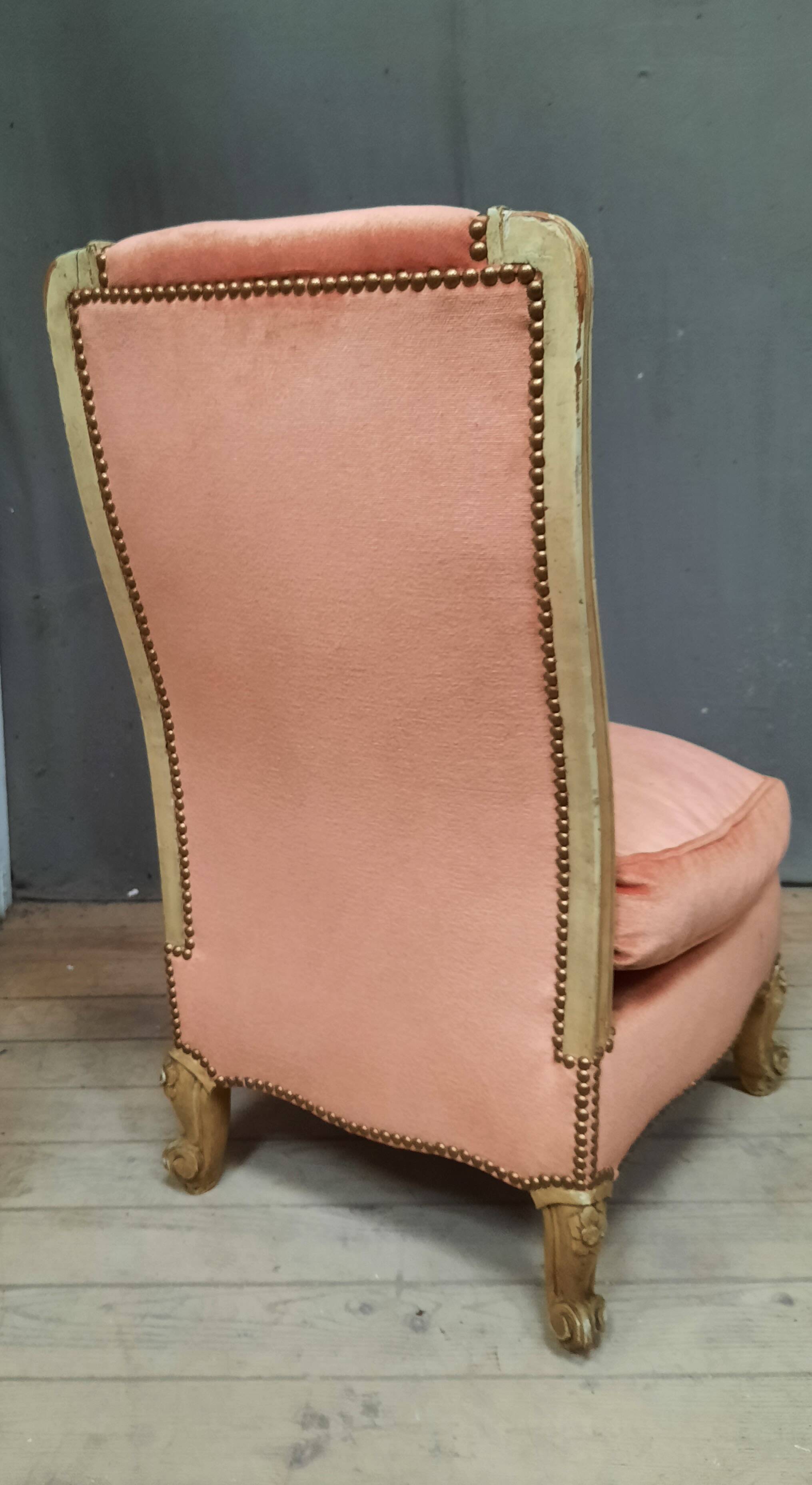 Louis XV style low chair