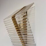 Rare glass wall lamp by Kamenicky Senov, 1960s