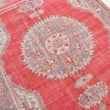 Red & Cream Classic Turkish Vintage Rug, 205x310Cm