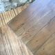 Table de ferme en bois brut