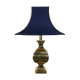 Brass lamp with bespoke pagoda lampshade