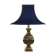 Brass lamp with bespoke pagoda lampshade