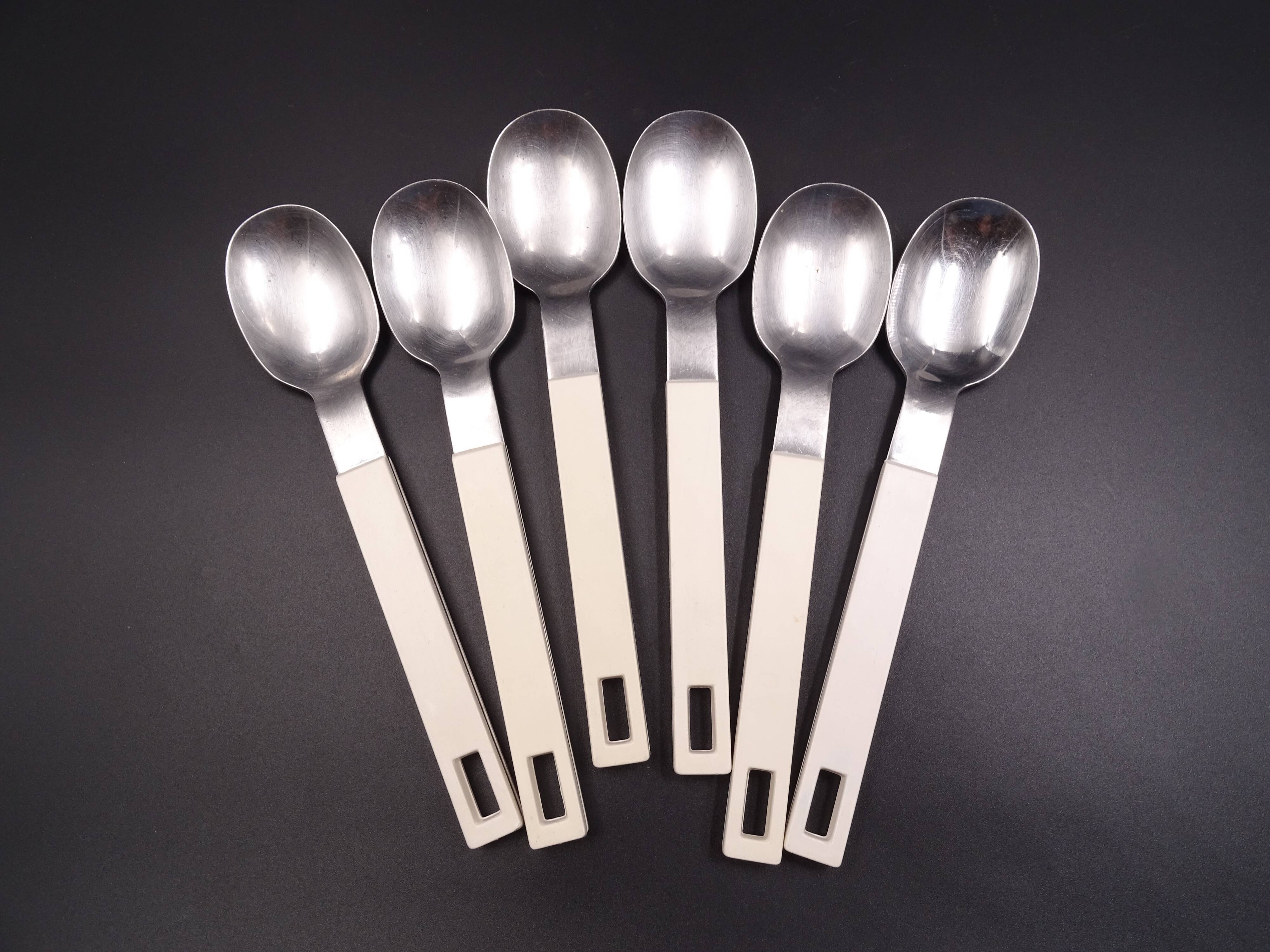 Set of 6 vintage spoons of the brand Gallo - Rostfrei
