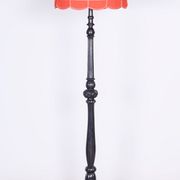 Art deco floor lamp in solid beech Czechia 1920s