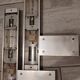 2 glass wall lights designed by Cesar Putzeys
