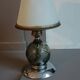 Petite lampe en cristal, art déco