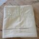 Drap/ nappe/ rideau en toile pur lin "Fleur bleue"