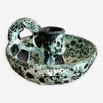 Lava cellar rat candle holder