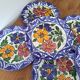 8 hand-painted plates