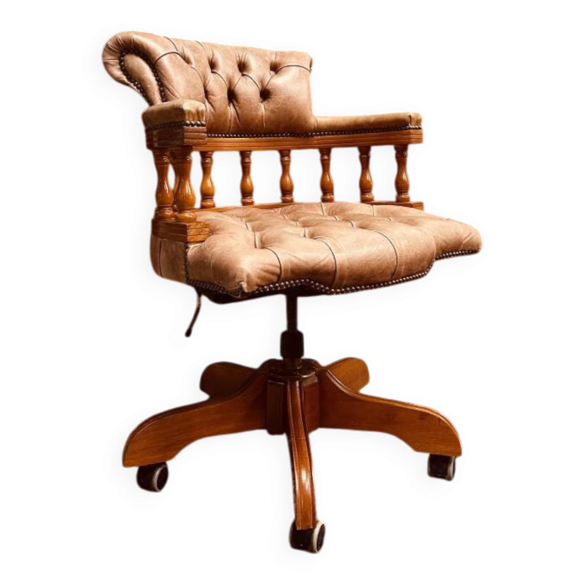 Chaise de bureau classique anglaise Chaise de bureau Captain Chair