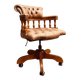 Chaise de bureau classique anglaise Chaise de bureau Captain Chair