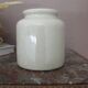 Beige stoneware pot