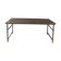 Folding industrial-style dining table