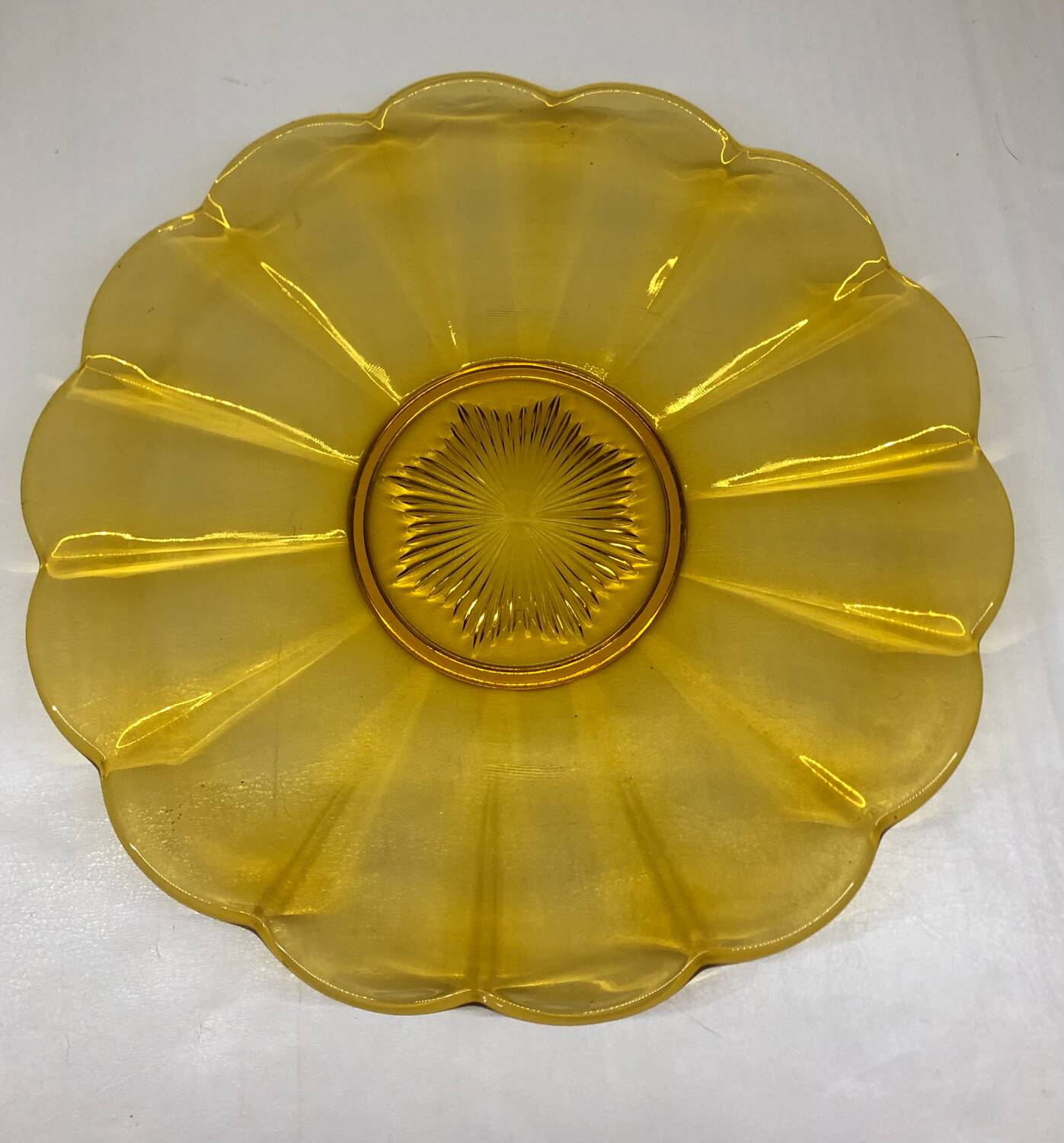 Luxval art deco dish from Val Saint Lambert