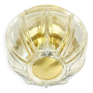 Plafonnier en verre et - 1960