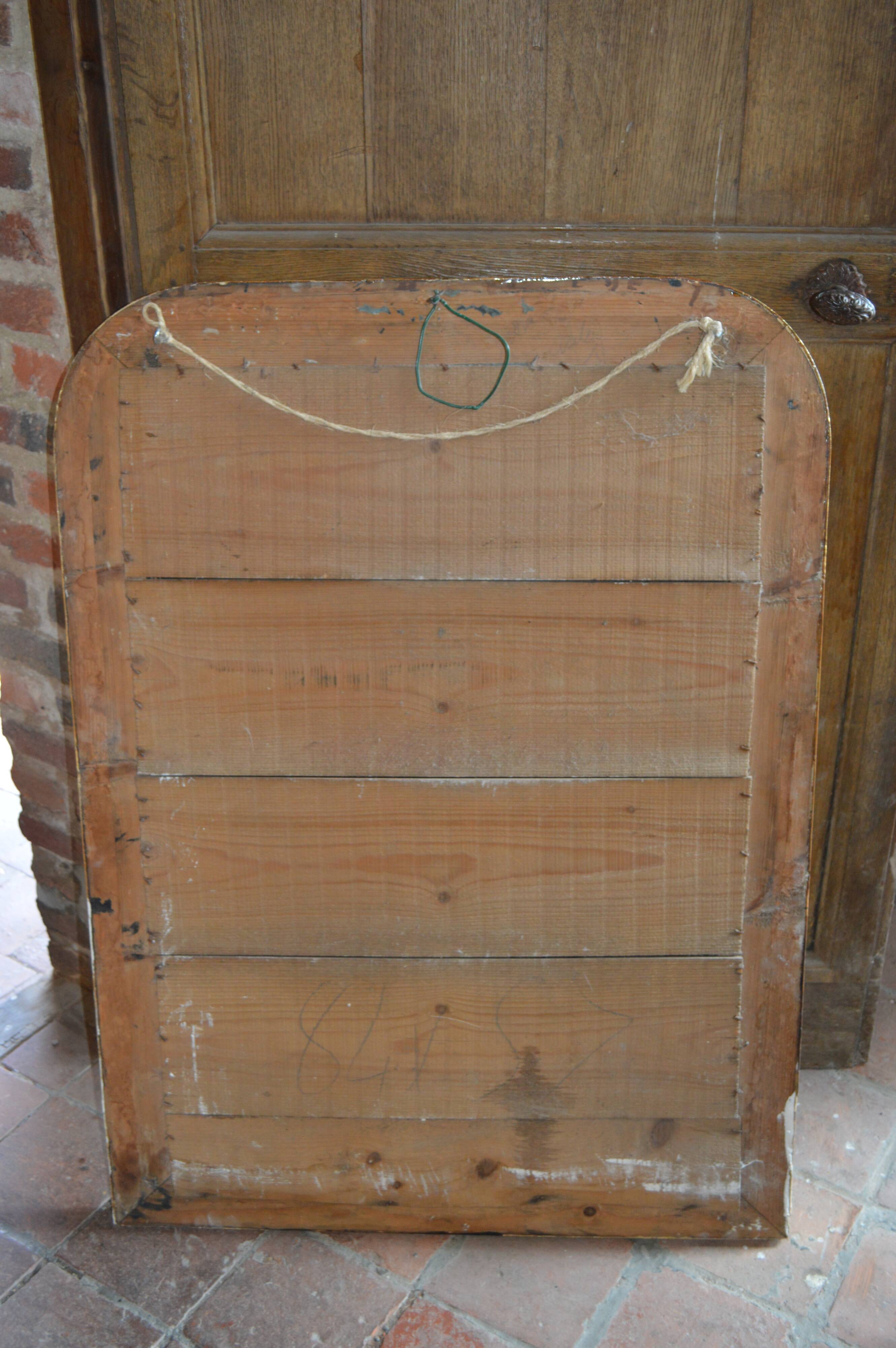 Louis Philippe style gold mirror 77x106cm